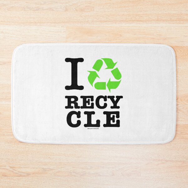 Item preview, I Love Recycle - White designed and sold by AreaStickers.