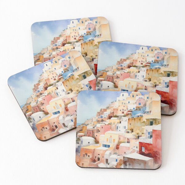 Aperçu de l'œuvre Santorin Oia Grèce créée et vendue par Vanover Designs.