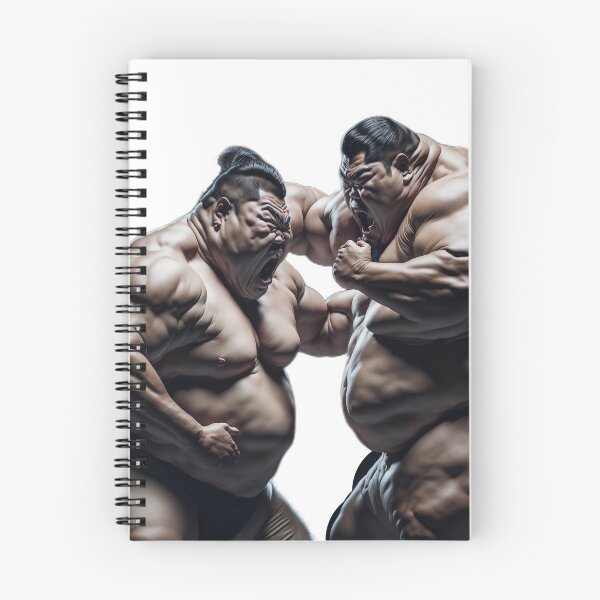 Item preview, Clash of Titans: Intense Sumo Wrestlers Engaged in a Fierce Battle designed and sold by RedArtG09.