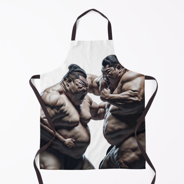 Item preview, Clash of Titans: Intense Sumo Wrestlers Engaged in a Fierce Battle designed and sold by RedArtG09.