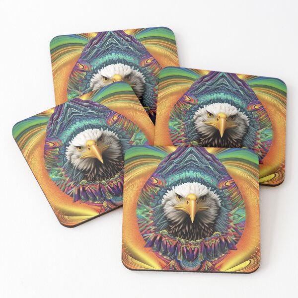 Item preview, Eagle Head Colourful Art 058 designed and sold by tpixx.