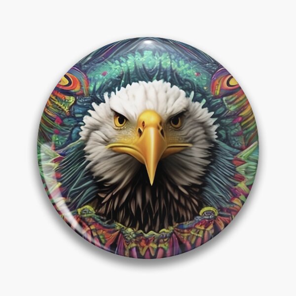 Item preview, Eagle Head Colourful Art 058 designed and sold by tpixx.