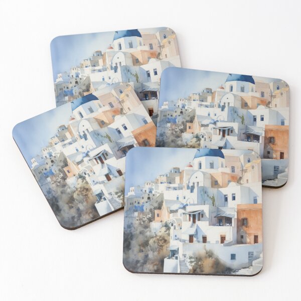 Aperçu de l'œuvre Santorin Oia Grèce créée et vendue par Vanover Designs.