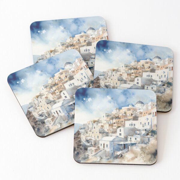 Aperçu de l'œuvre Santorin Oia Grèce créée et vendue par Vanover Designs.