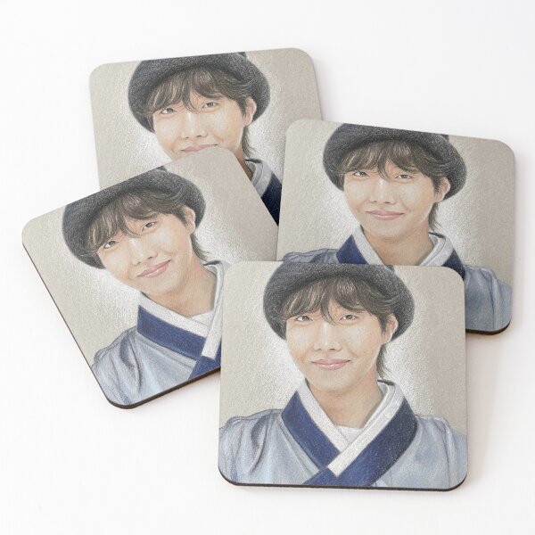Item preview, J-hope in Hanbok pencildrawing designed and sold by SandraWarmerdam.
