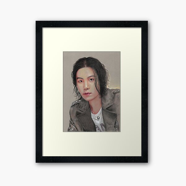 Item preview, AgustD Pencil Drawing designed and sold by SandraWarmerdam.