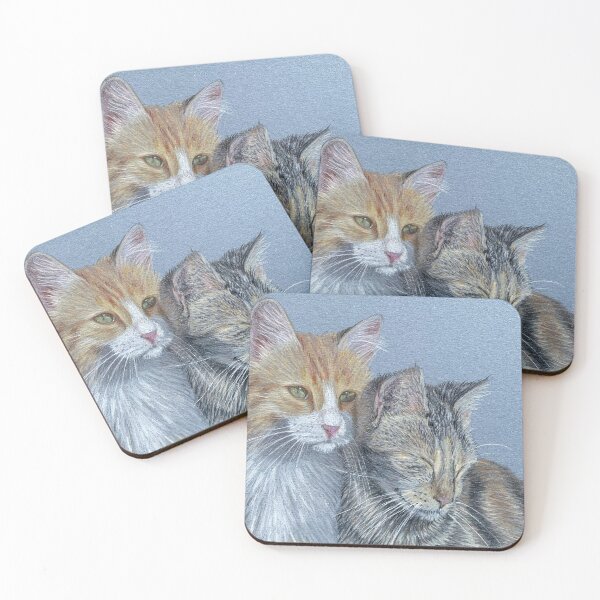 Item preview, Love Cats, Pencil Drawing designed and sold by SandraWarmerdam.