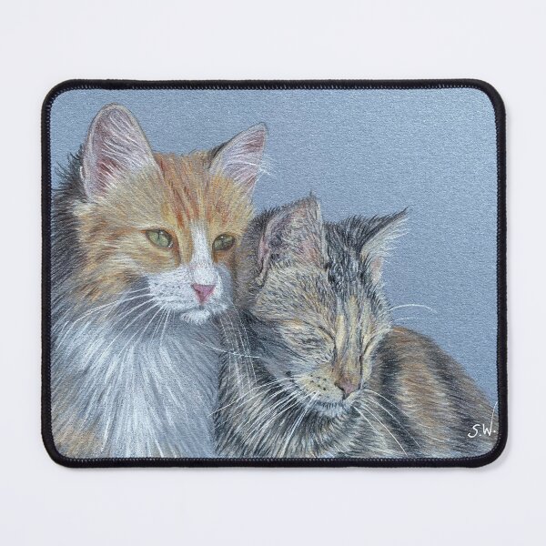 Item preview, Love Cats, Pencil Drawing designed and sold by SandraWarmerdam.