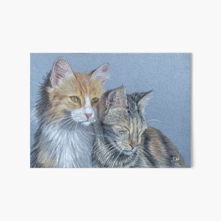 Item preview, Love Cats, Pencil Drawing designed and sold by SandraWarmerdam.