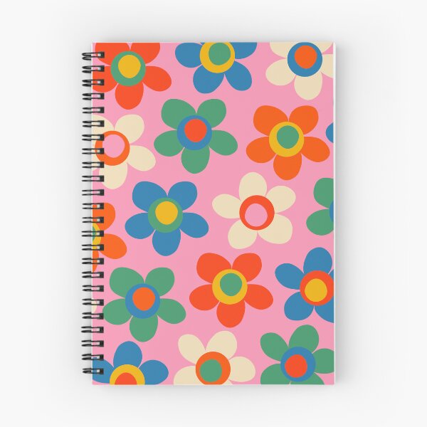 Item preview, Cheerful Maisie Flowers Colorful Floral Pattern on Pink designed and sold by kierkegaard.