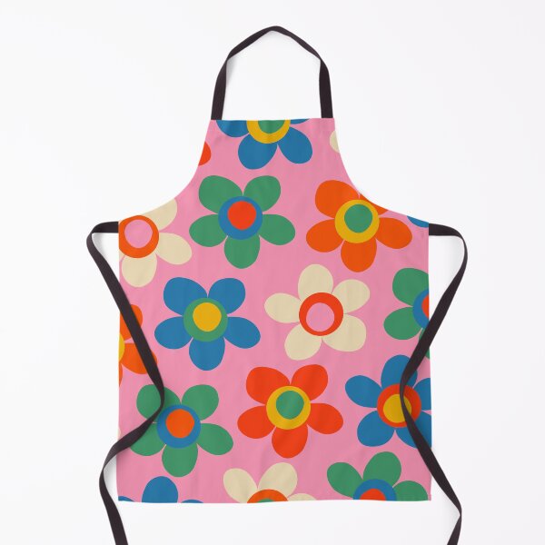 Item preview, Cheerful Maisie Flowers Colorful Floral Pattern on Pink designed and sold by kierkegaard.