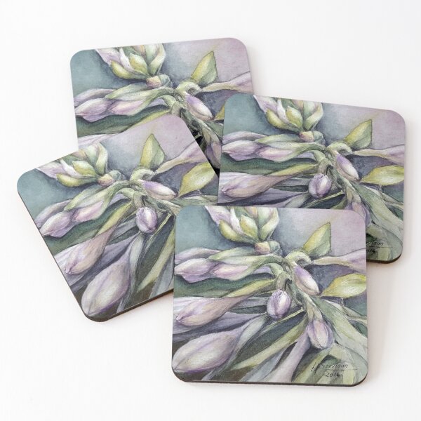 Item preview, Vermont Hosta Blooms designed and sold by Heather Stivison Art.
