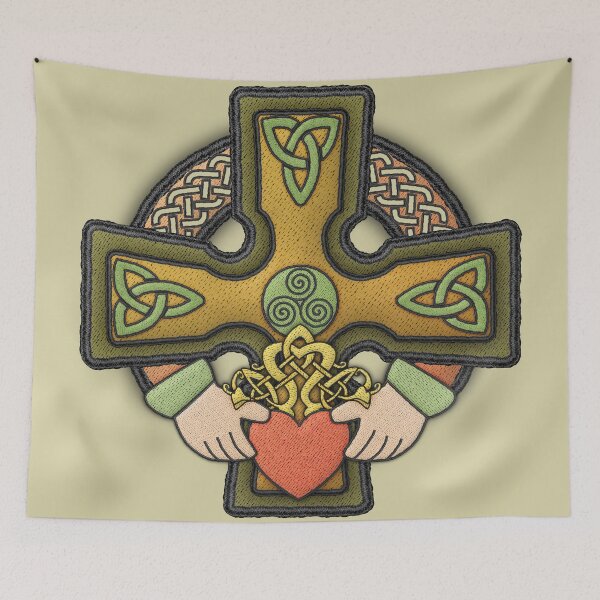 Item preview, Claddagh Celtic Cross designed and sold by jephwho.