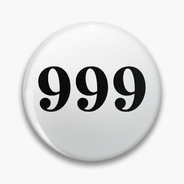 Item preview, 999 angel number modern handwriting designed and sold by sollunadesigns.