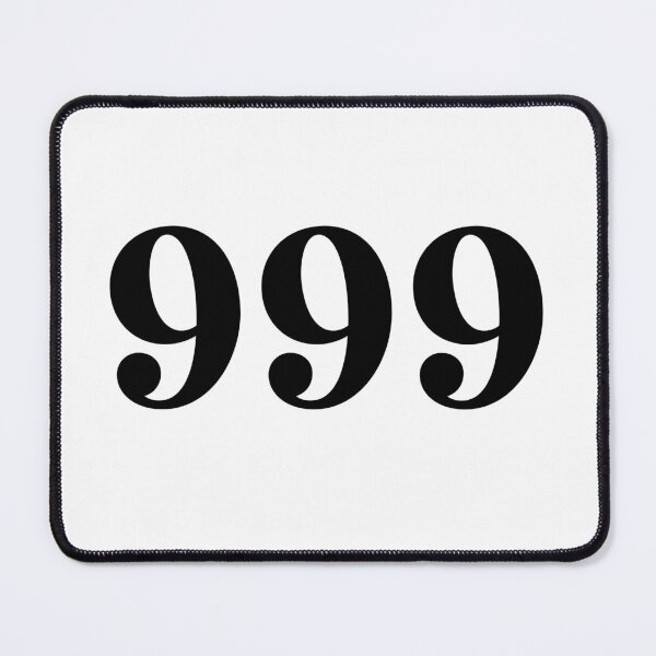 Item preview, 999 angel number modern handwriting designed and sold by sollunadesigns.