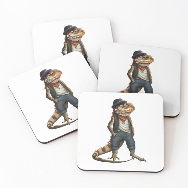 Item preview, Hipster Lizzard V1 designed and sold by HipsterAnimals.
