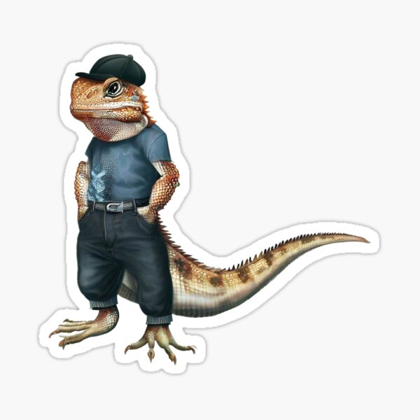 Item preview, Hipster Lizzard V2 designed and sold by HipsterAnimals.