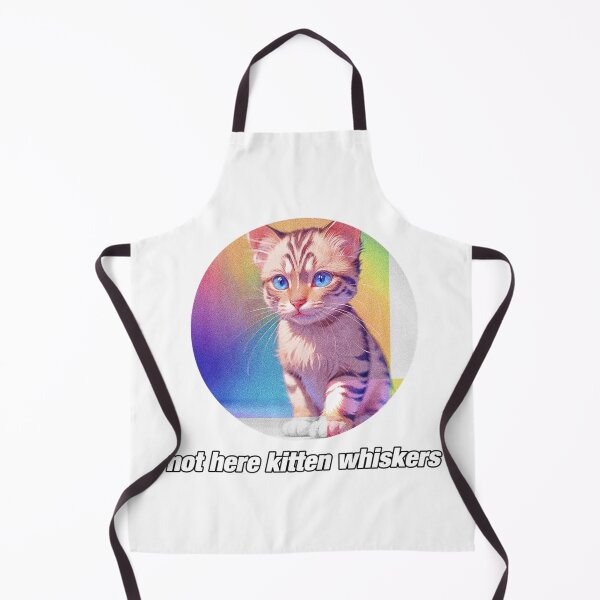 Item preview, Not Here Kitten Whiskers designed and sold by Lychee Design.