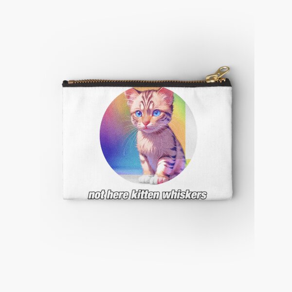 Item preview, Not Here Kitten Whiskers designed and sold by Lychee Design.