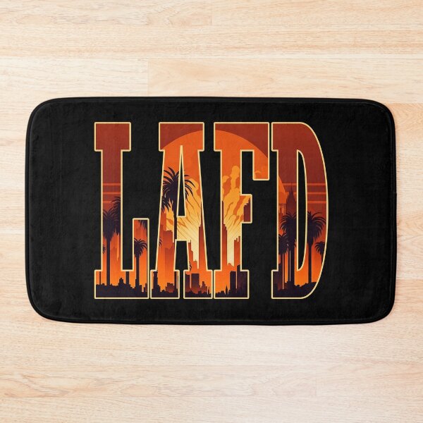 Item preview, Sunset LAFD Skyline Art Deco Los Angeles Fire Department City Silhouette Sunshine designed and sold by Thinline Fire Police EMS.