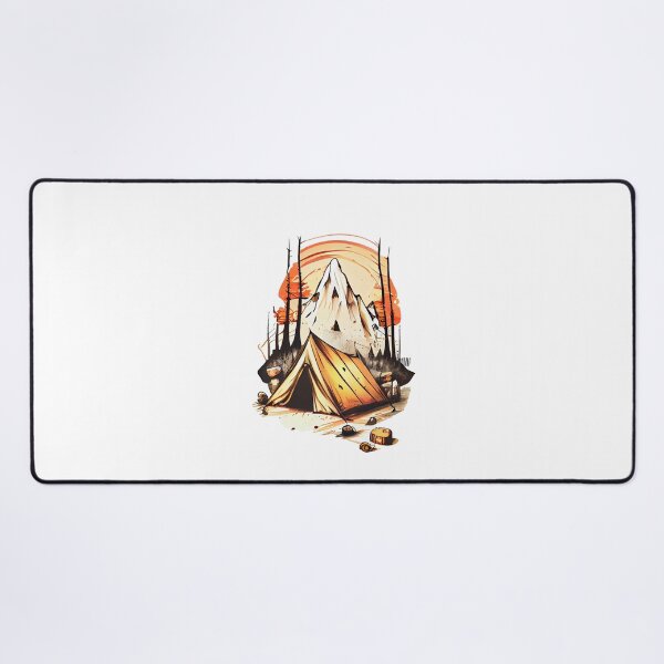 Item preview, Happy Camper: Whimsical Tent Design for Camping Enthusiasts designed and sold by Watzek.