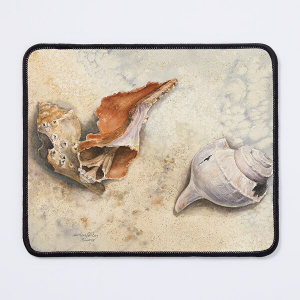 Item preview, Shells at Water's Edge designed and sold by Heather Stivison Art.