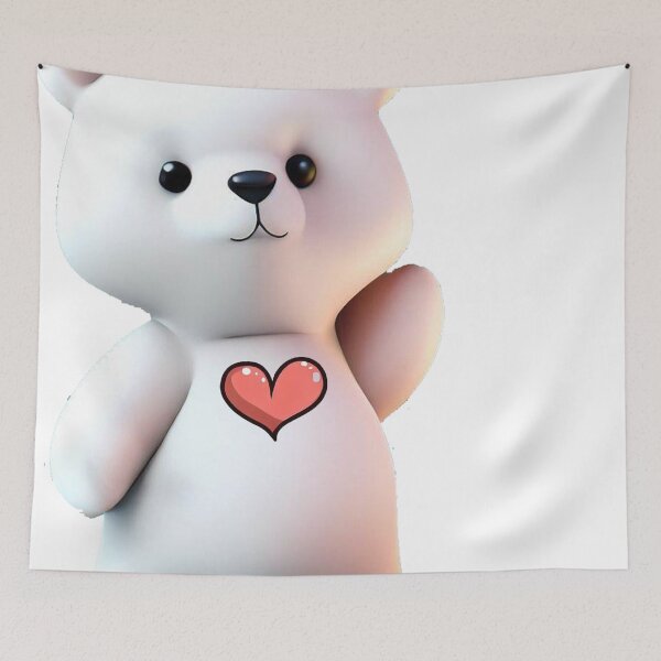 Item preview, bears has heart designed and sold by Y0Y0-22.
