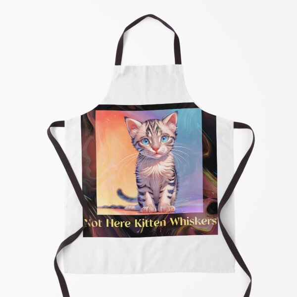 Item preview, Not Here Kitten Whiskers designed and sold by Lychee Design.