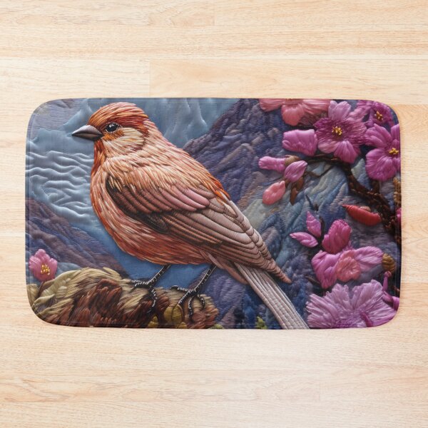 Item preview, Embroidery art flower and bird pattern poster 02 designed and sold by UnaWu533.