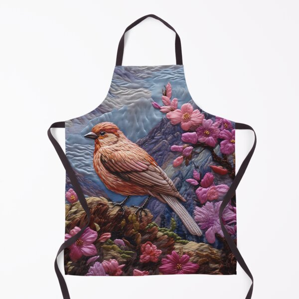 Item preview, Embroidery art flower and bird pattern poster 02 designed and sold by UnaWu533.