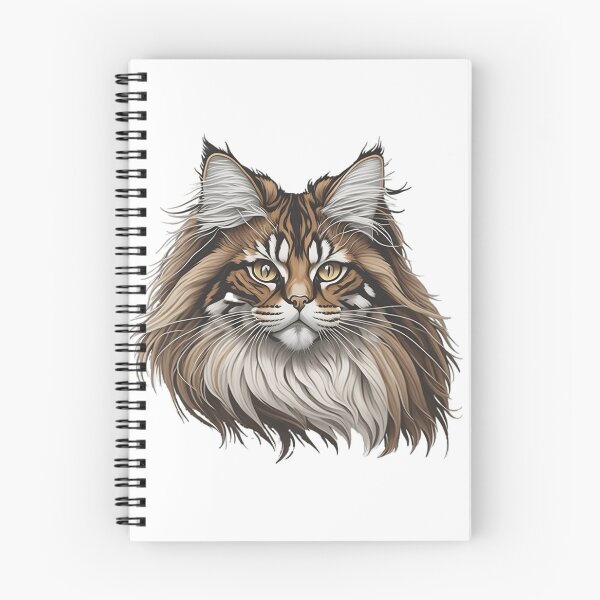 Item preview, Cabeza estilizada de gato Maine Coon designed and sold by NoJustice73.