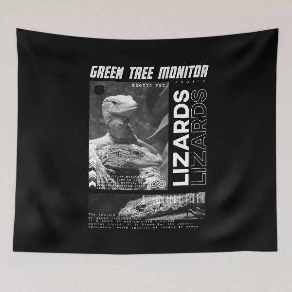 Item preview, Green Tree Monitor Streetwear Reptile Keeper designed and sold by JRRTs.