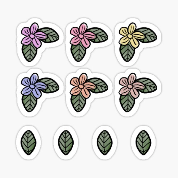 Item preview, Daisies and Leaves designed and sold by SavannahLilyDesigns.
