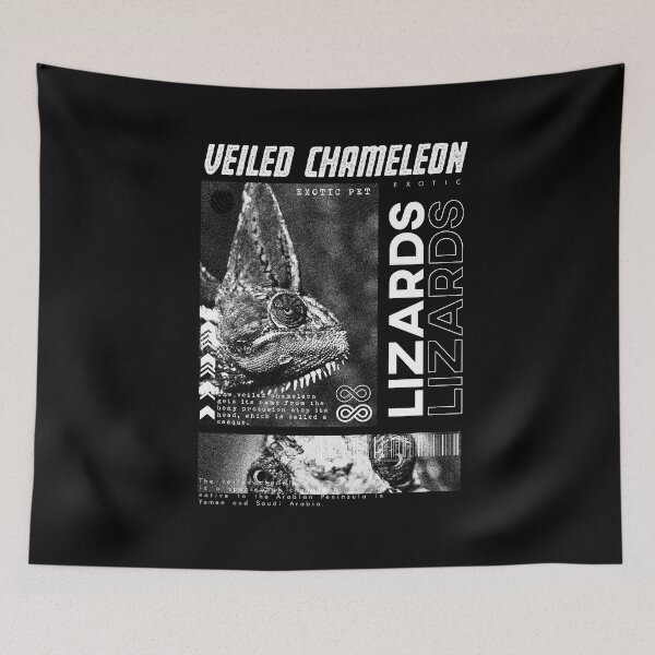 Item preview, Veiled Chameleon Modern Streetwear Reptile Keeper designed and sold by JRRTs.