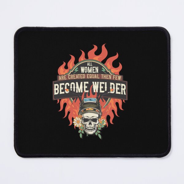 Item preview, Welders skull woman sarcastic floral retro quote vintage design designed and sold by HomeCoquette.