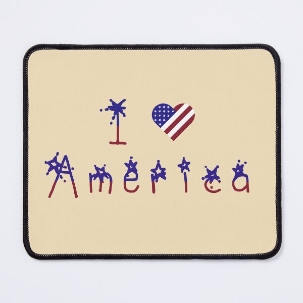 Item preview, I love America - Fourth of July designed and sold by VINU-DESIGNS.