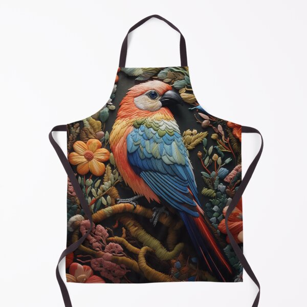 Item preview, Embroidery art flower and bird pattern poster 03 designed and sold by UnaWu533.