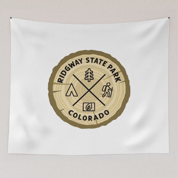 Item preview, Ridgway State Park Colorado Log Slice designed and sold by VanyaKar.
