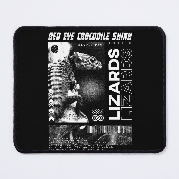 Item preview, Red Eyed Crocodile Skink Streetwear Reptile Keeper designed and sold by JRRTs.