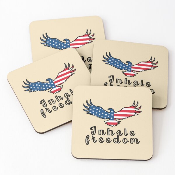 Item preview, Inhale Freedom - Fourth of July designed and sold by VINU-DESIGNS.