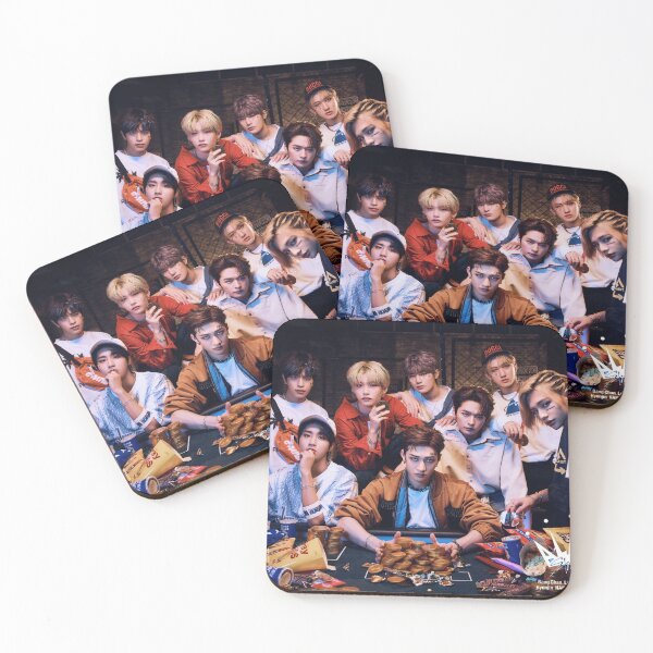 Item preview, SKZ Stray Kids skz kpop pink poster maxident case 143  bang chan lee know changbin hyunjin han seungmin jeongin maxident poster designed and sold by Kpop-Noona.
