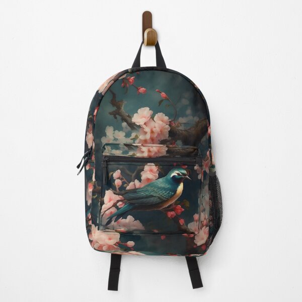 Item preview, Cherry blossoms with exotic bird in pattern designed and sold by Arti_choke.