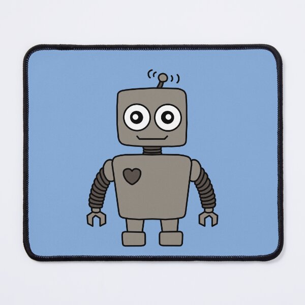 Item preview, Cute cartoon robot designed and sold by Scat the cat.