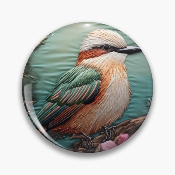 Item preview, Embroidery art flower and bird pattern poster 04 designed and sold by UnaWu533.