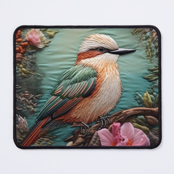 Item preview, Embroidery art flower and bird pattern poster 04 designed and sold by UnaWu533.