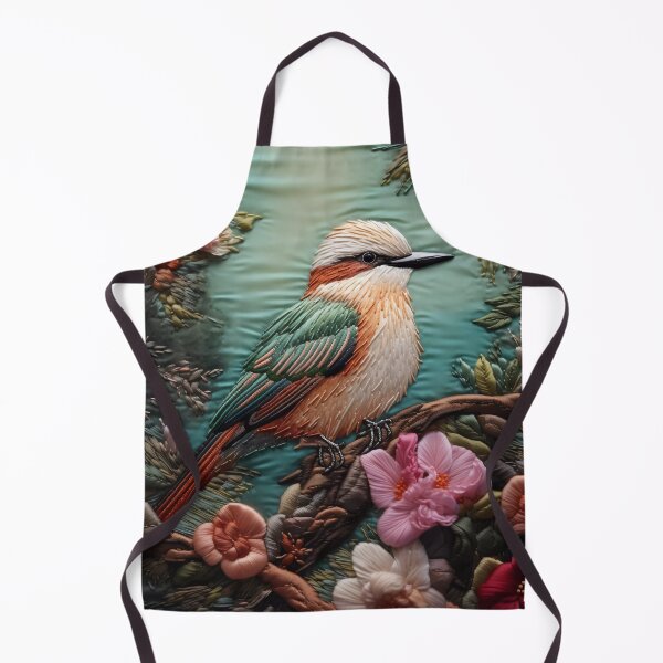Item preview, Embroidery art flower and bird pattern poster 04 designed and sold by UnaWu533.