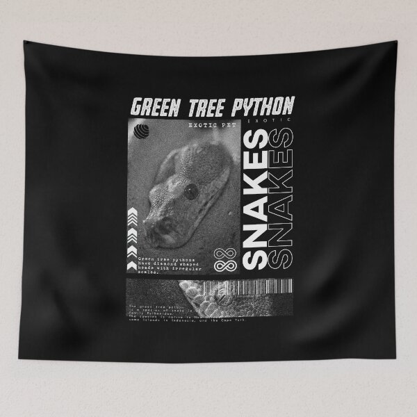 Item preview, Green Tree Python Modern Streetwear Reptile Keeper designed and sold by JRRTs.