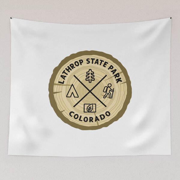 Item preview, Lathrop State Park Colorado Log Slice designed and sold by VanyaKar.