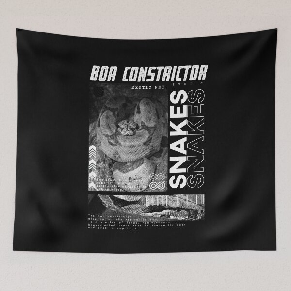 Item preview, Boa Constrictor Modern Streetwear Reptile Keeper designed and sold by JRRTs.