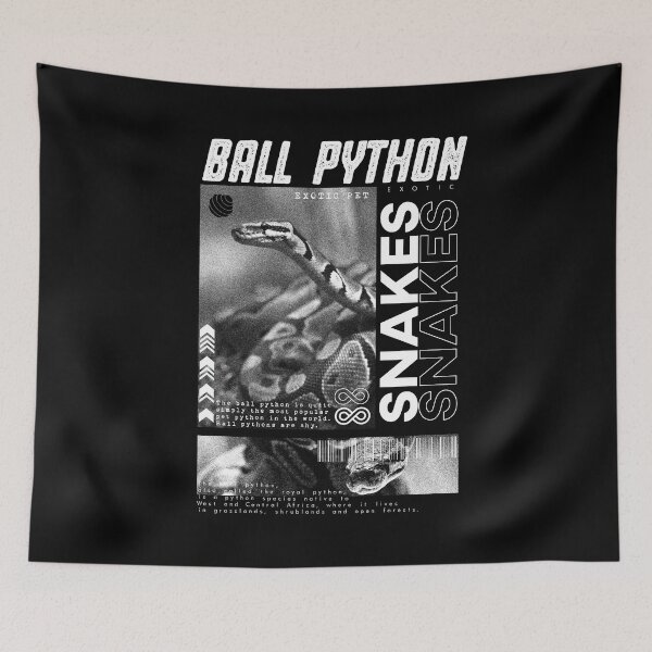 Aperçu de l'œuvre Ball Python Modern Streetwear Reptile Keeper créée et vendue par JRRTs.